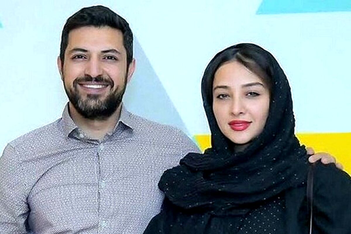 استایل جالب همسر سابق اشکان خطیبی در مراسم ختم/ ویدئو