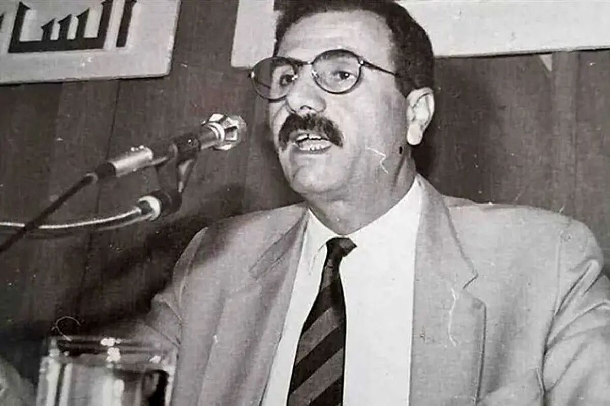 حضور پدر احمد الشرع در مراسم عید فطر
