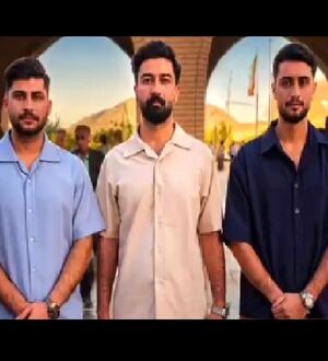 تصویری از بازگشت سه جوان ناو لاوان به کشور