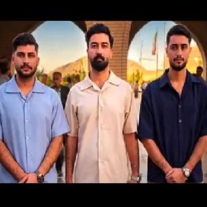 تصویری از بازگشت سه جوان ناو لاوان به کشور