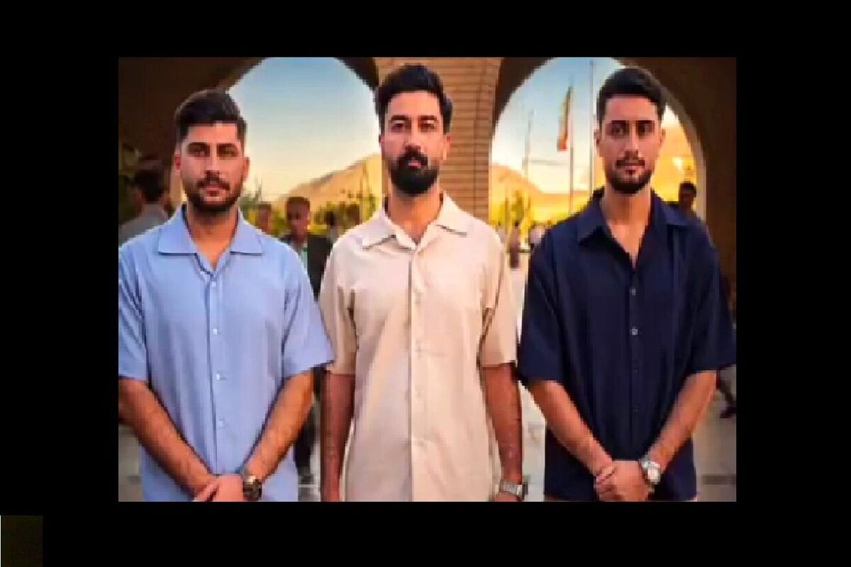 تصویری از بازگشت سه جوان ناو لاوان به کشور