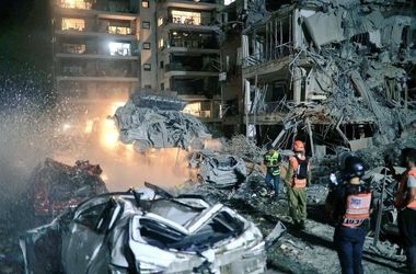  گودال عظیم تل آویو بر اثر اصابت موشک ایران/ ویدئو