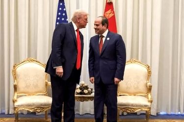 درخواست السیسی از ترامپ برای پایان جنگ