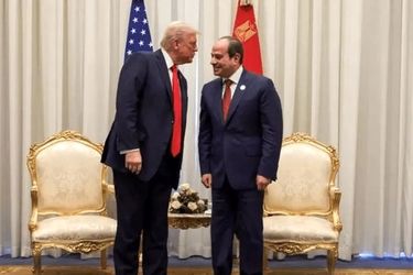 درخواست السیسی از ترامپ برای پایان جنگ