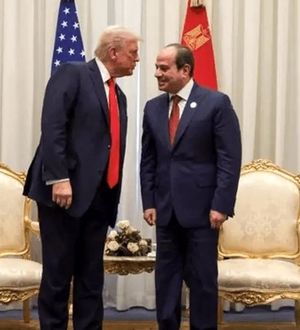 درخواست السیسی از ترامپ برای پایان جنگ