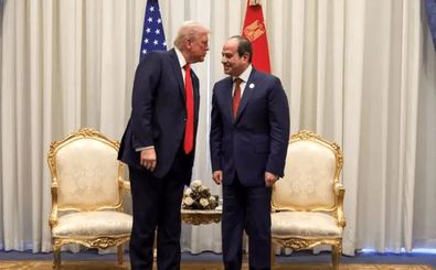 درخواست السیسی از ترامپ برای پایان جنگ