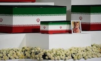خودروی تشییع پیکر رهبر شهید در نجف/ ویدئو