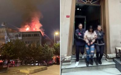 یک زن وقتی دوست‌پسرش او را به خانه راه نداد ساختمان را آتش زد