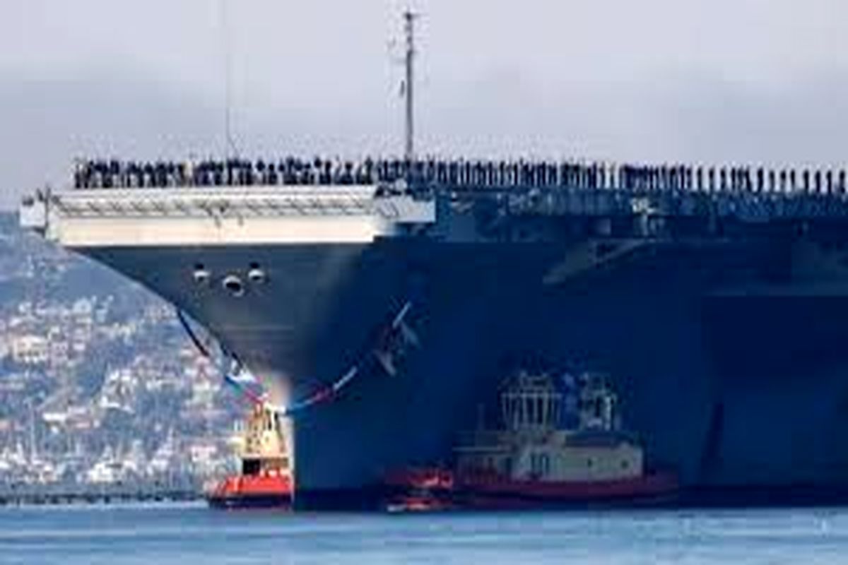 نزدیک ناو آمریکا شدیم و علامت هم زدیم و آنها ندیدند/ ویدئو