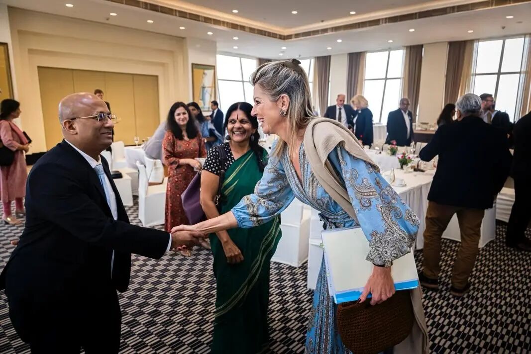 This morning in Mumbai_ UNSGSA Queen Máxima co-hosted two roundtables with key partners on impor