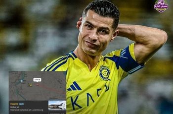 کریستیانو رونالدو با جت شخصی عربستان را ترک کرد