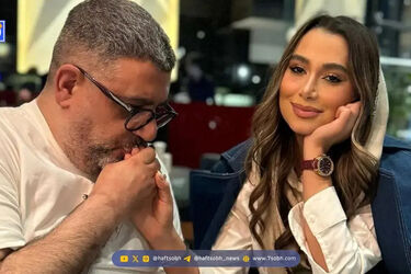 دختر رشیدپور، پدرش را در لایو سوپرایز کرد/ ویدئو