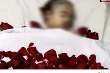 فیلم شهادت بهار کوچولوی ۲ ساله در ناآرامی های نیشابور