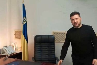 نمایش مخفیگاه محرمانه زلنسکی/ عکس