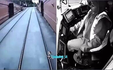 راننده خوابید، قطار از ریل خارج شد!