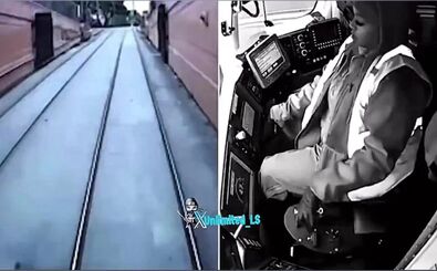 راننده خوابید، قطار از ریل خارج شد!