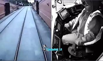 راننده خوابید، قطار از ریل خارج شد!