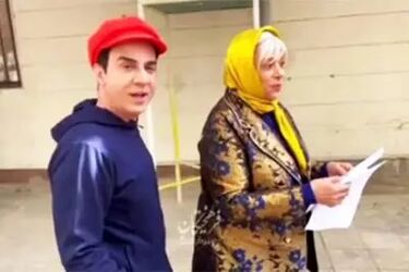 شوخی بامزه گوهر خیراندیش با عمو پورنگ سوژه شد!/ ویدئو