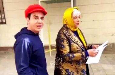 شوخی بامزه گوهر خیراندیش با عمو پورنگ سوژه شد!/ ویدئو