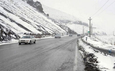 ​بارش برف و باران در جاده‌های ۱۱ استان کشور

