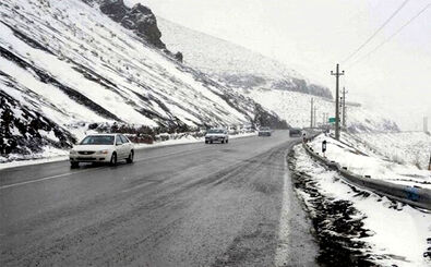​بارش برف و باران در جاده‌های ۱۱ استان کشور

