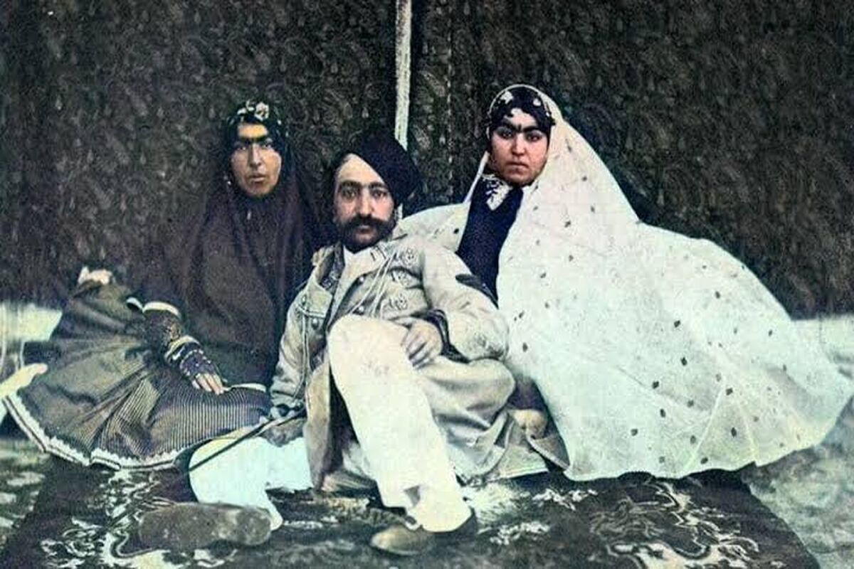 زن محبوب ناصرالدین شاه در دوران پیری/ ویدئو