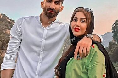 زن علیرضا بیرانوند تغییر چهره داد/ ویدئو