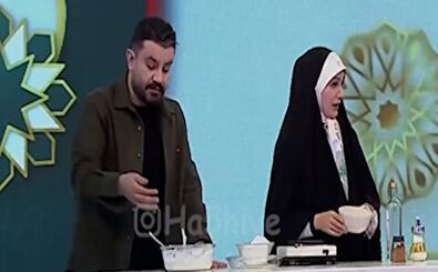 روزه‌خواری مجری مشهور صداوسیما در برنامه زنده!/ ویدئو
