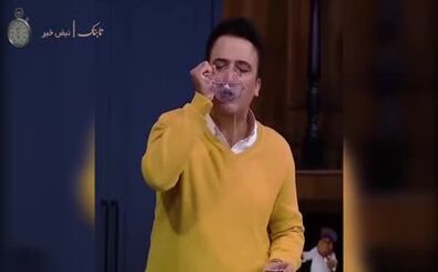 خواستگاری خنده‌دار حامد آهنگی از خانم بازیگر
