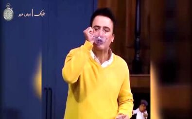 خواستگاری خنده‌دار حامد آهنگی از خانم بازیگر
